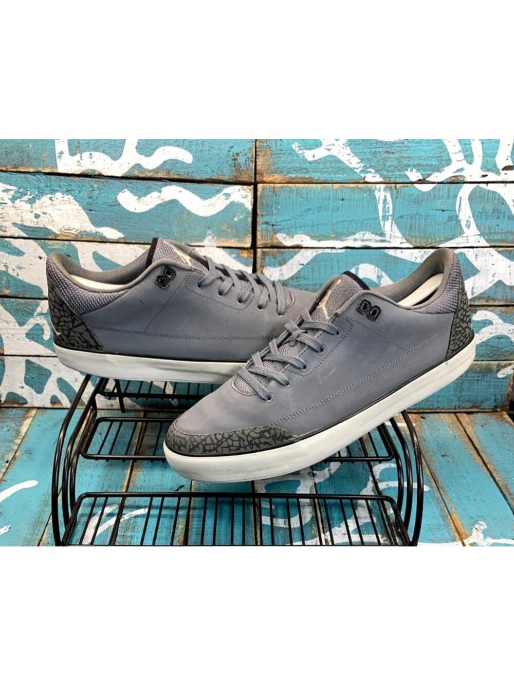 Nike Air Jordan Mens Size 11 Court AC 1 Gray/Gray/Cement 579607-003 Sneakers
